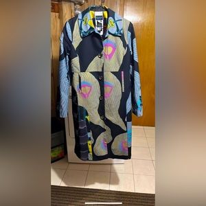 Custo Barcelona Trench Coat - Medium - multi coloured